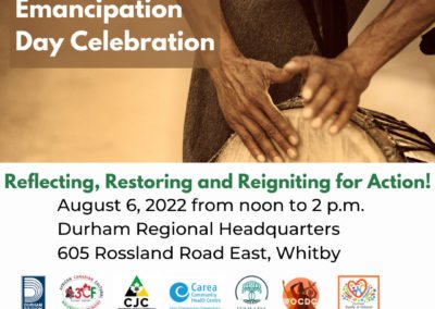 Durham Region Emancipation Day Celebration