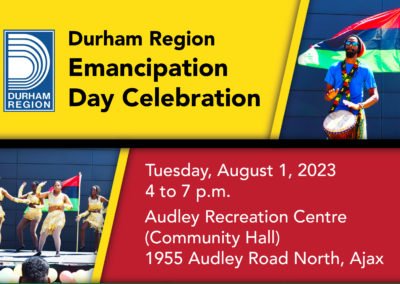 A3CF and Durham Invites to Emancipation Day Celebration