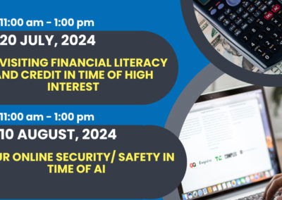 A3CF Financial Literacy & Web Security Workshops